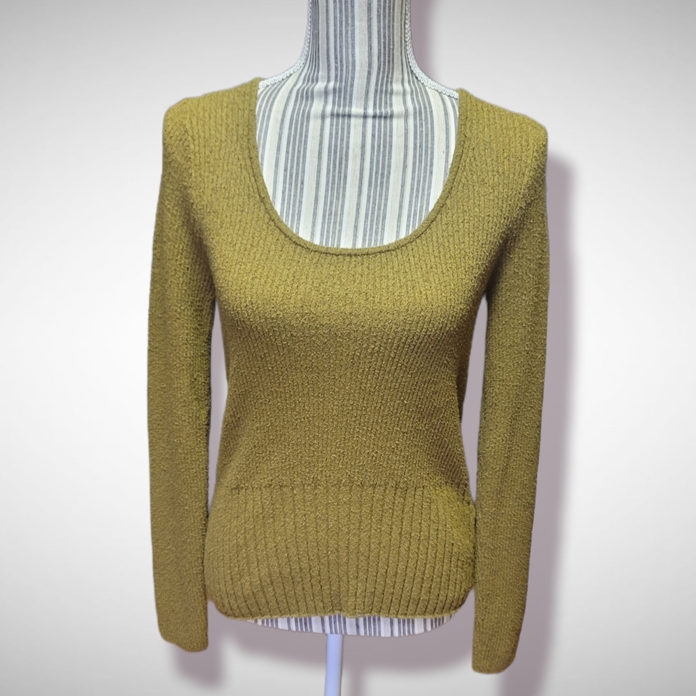 Madewell Stillman Pullover olive Sweater sz medium. (1653)